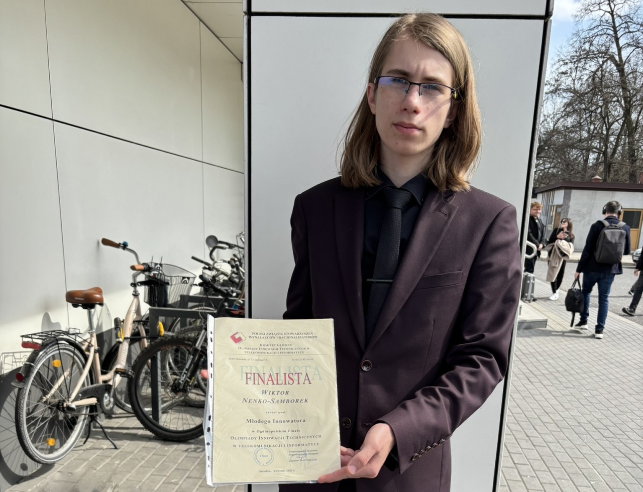 Mamy finalistę Olimpiady Technicznej 