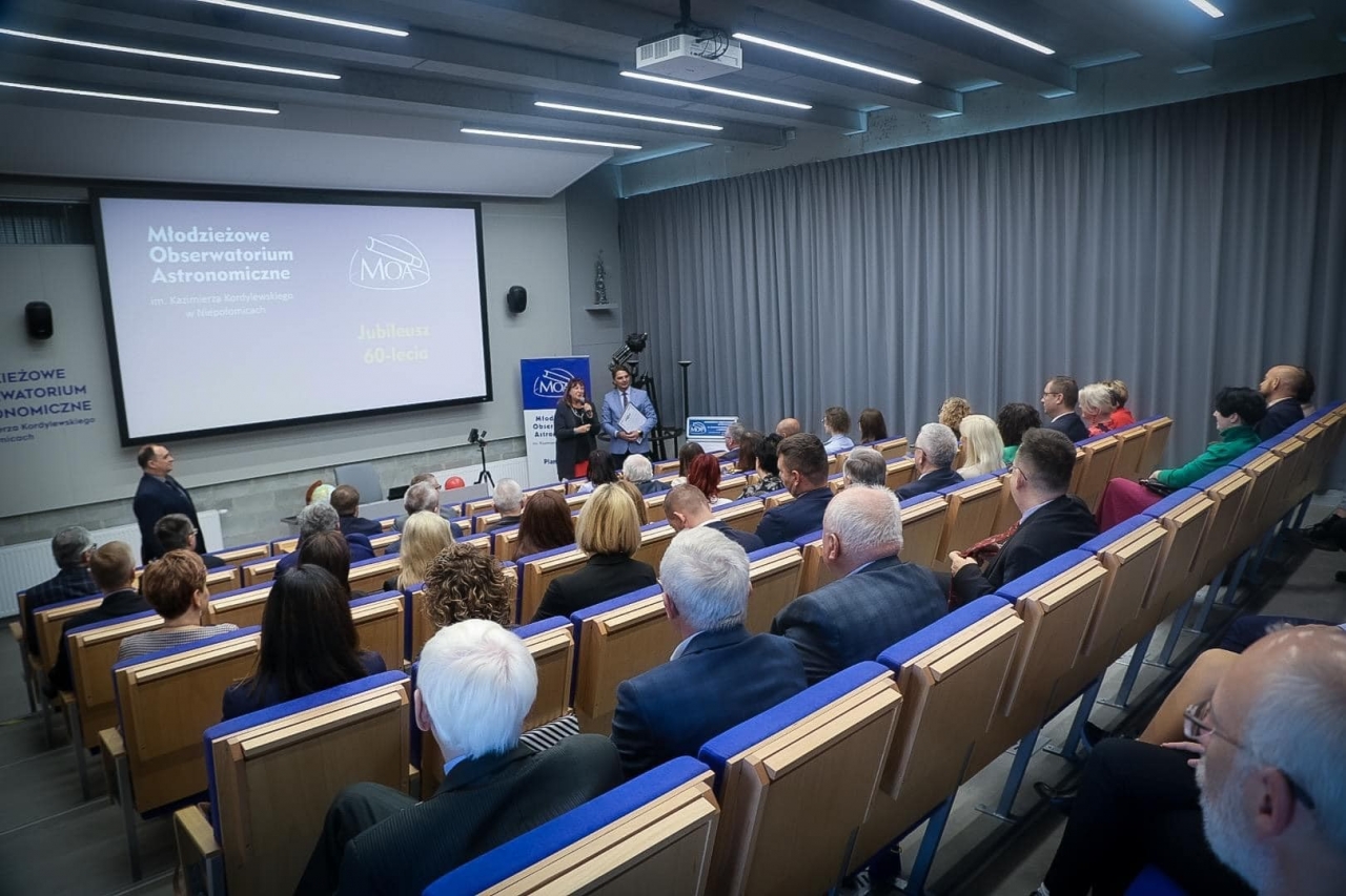 Jubileusz 60-lecia Młodzieżowego Obserwatorium Astronomicznego w Niepołomicach.