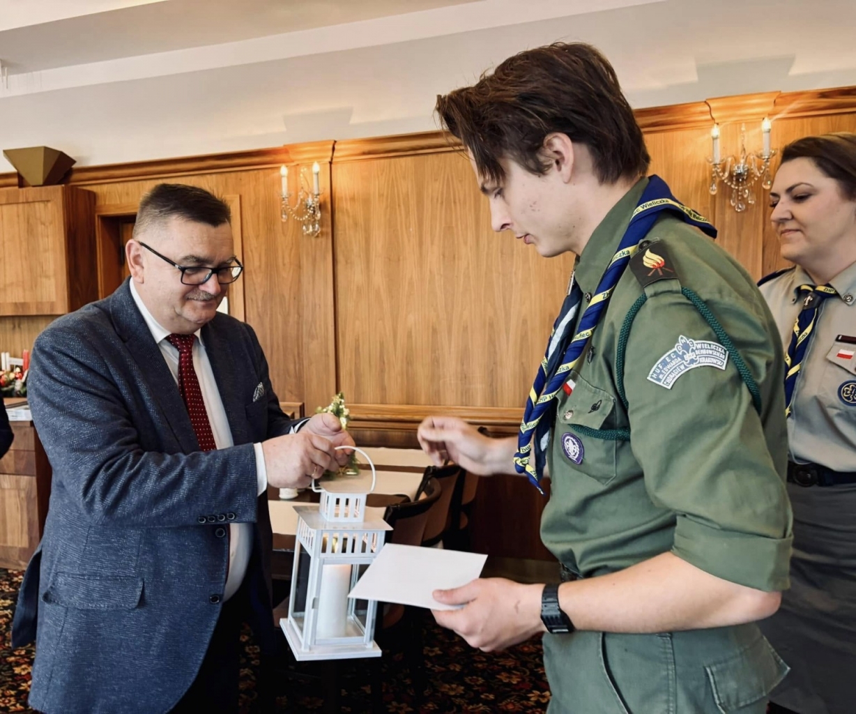 Spotkanie Starosty Powiatu Wielickiego Romana Ptaka oraz Wicestarosty Ewy Ptasznik z Burmistrzami i Wójtami Gmin Powiatu Wielickiego