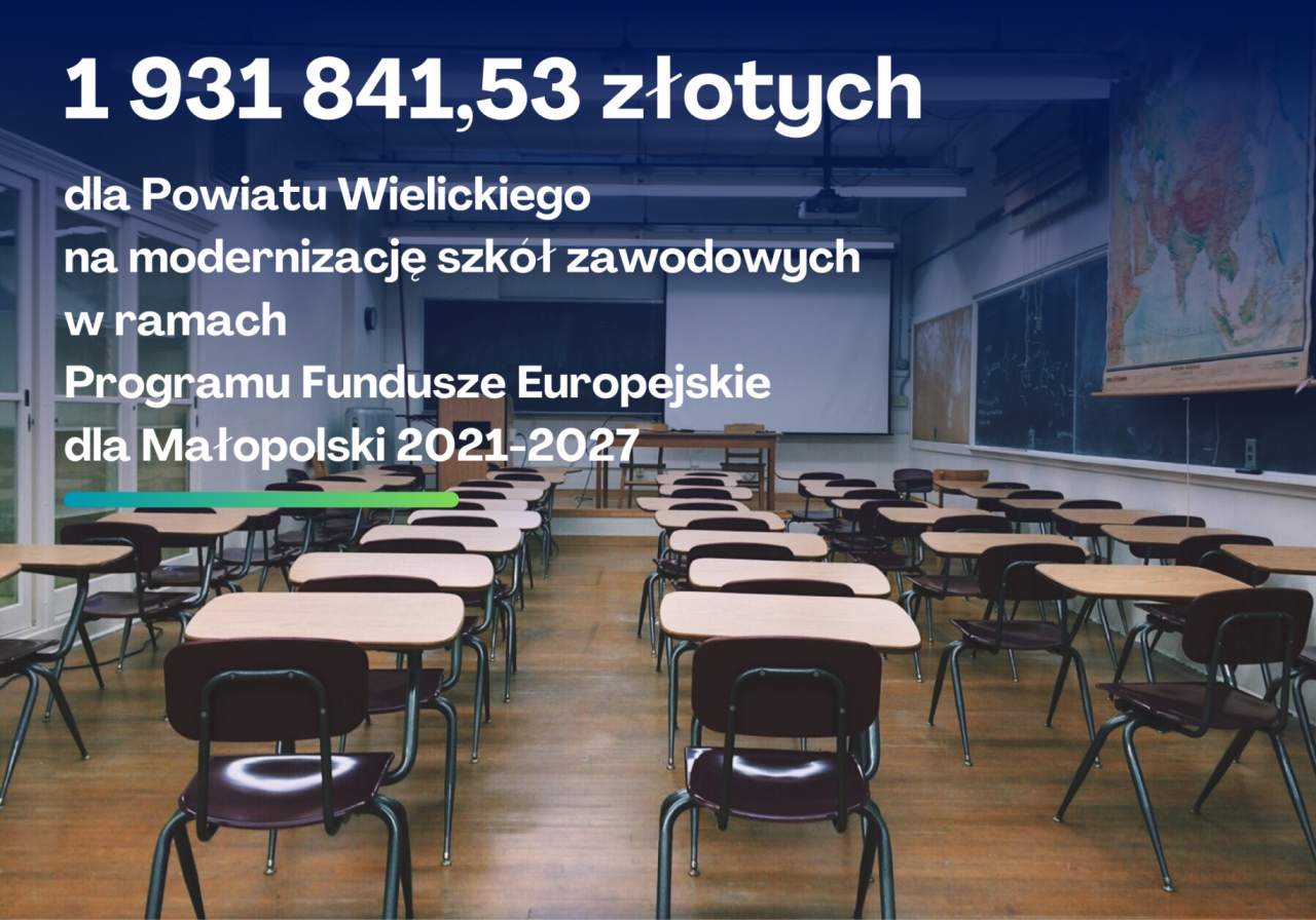 Powiat Wielicki inwestuje w szkolnictwo zawodowe