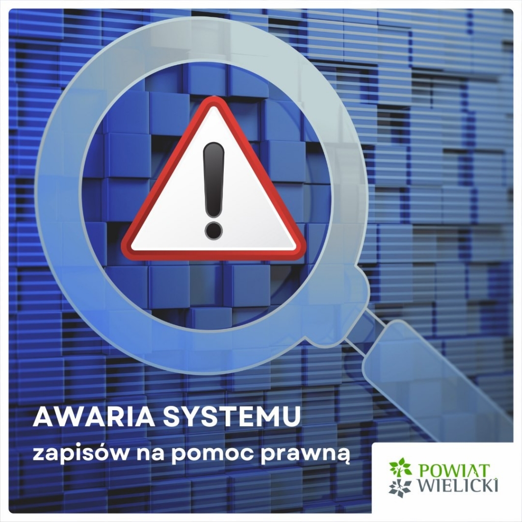 Awaria systemu zapisów na pomoc prawną