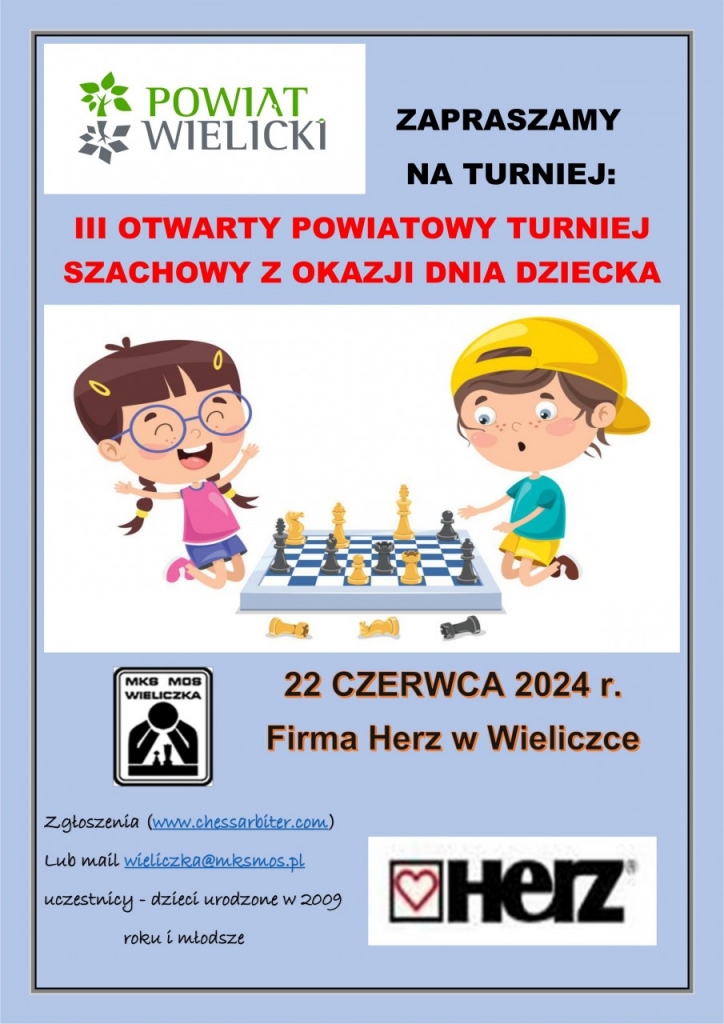 III Otwarty powiatowy turniej szachowy z okazji Dnia Dziecka