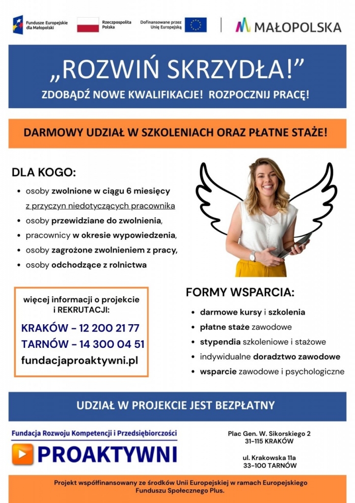 Projekt "Rozwiń SKRZYDŁA"