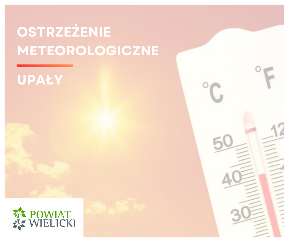 Ostrzeżenie meteorologiczne 1 stopnia - upały