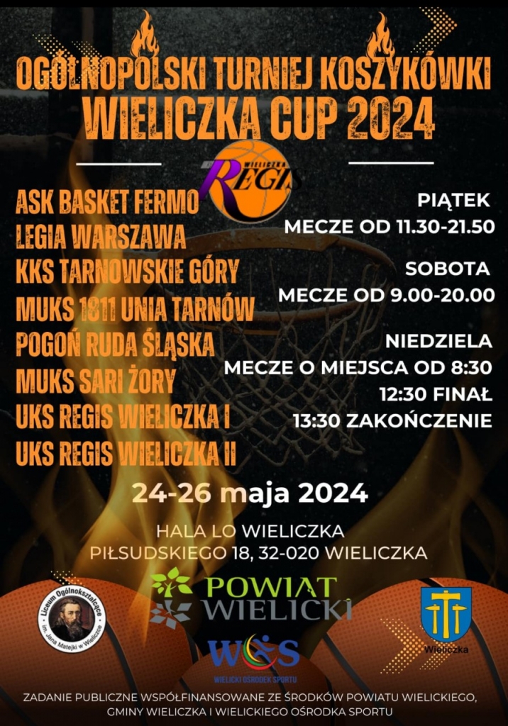 TURNIEJ KOSZYKóWKI WIELICZKA CUP 2024