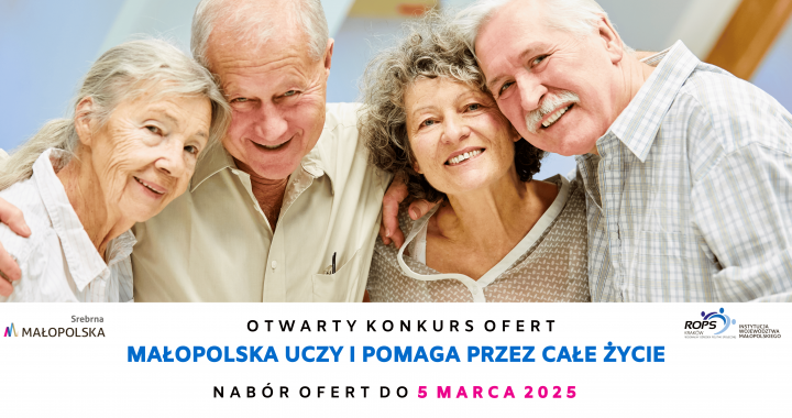 Małopolska uczy i pomaga przez całe życie &ndash; Zarząd Województwa Małopolskiego ogłasza kolejne wsparcie dla seniorów!