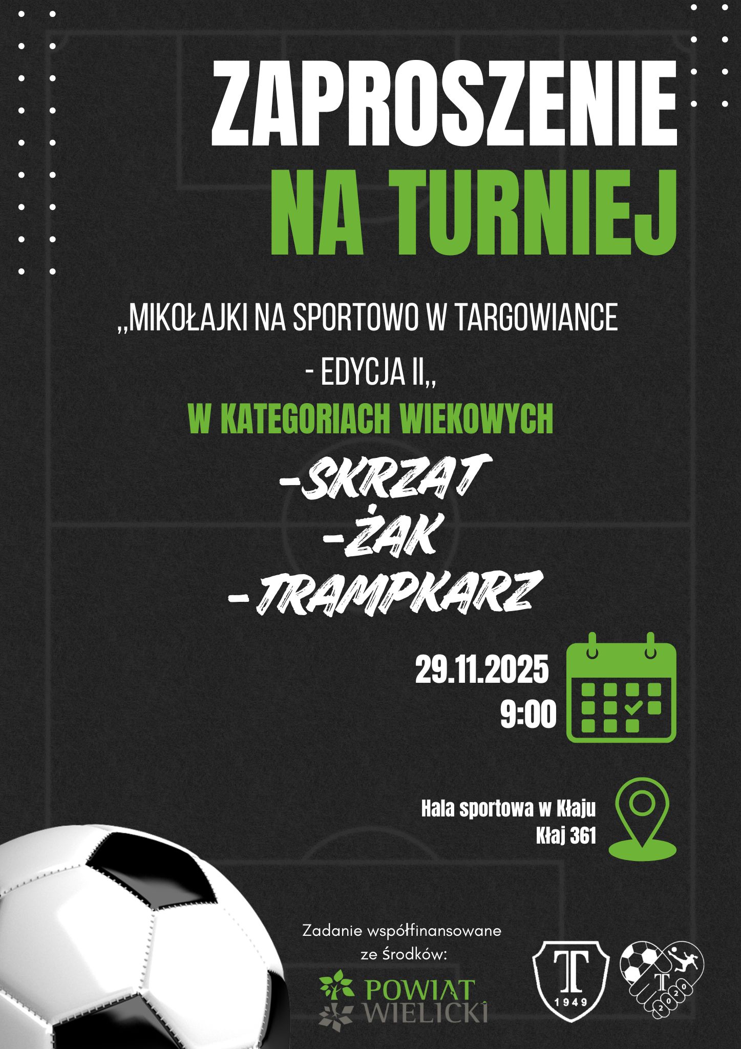 Turniej `Mikołajki na sportowo w Targowiance-edycja II`