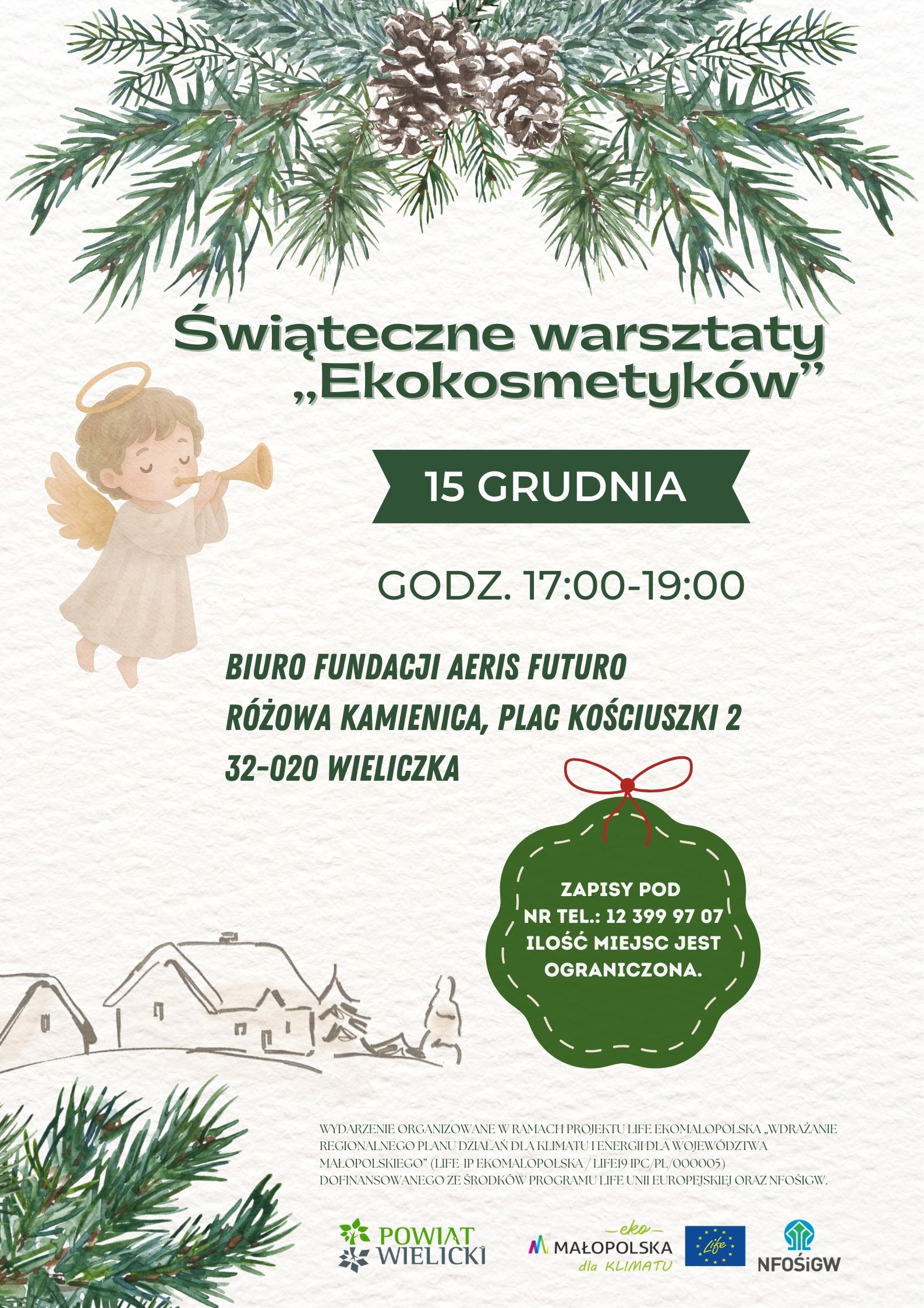 Świąteczne warsztaty „Ekokosmetyków”
