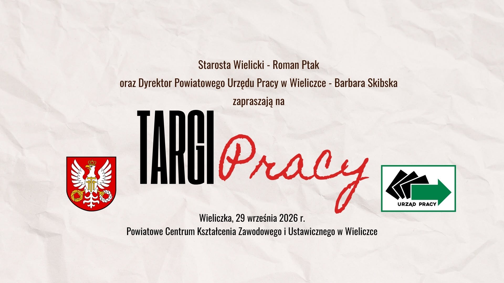 II Powiatowe Targi Pracy w Wieliczce