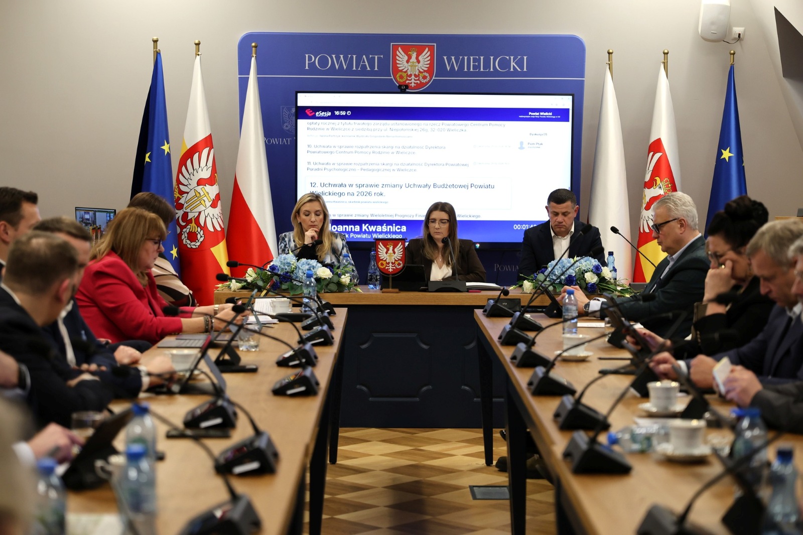 XX sesja Rady Powiatu Wielickiego