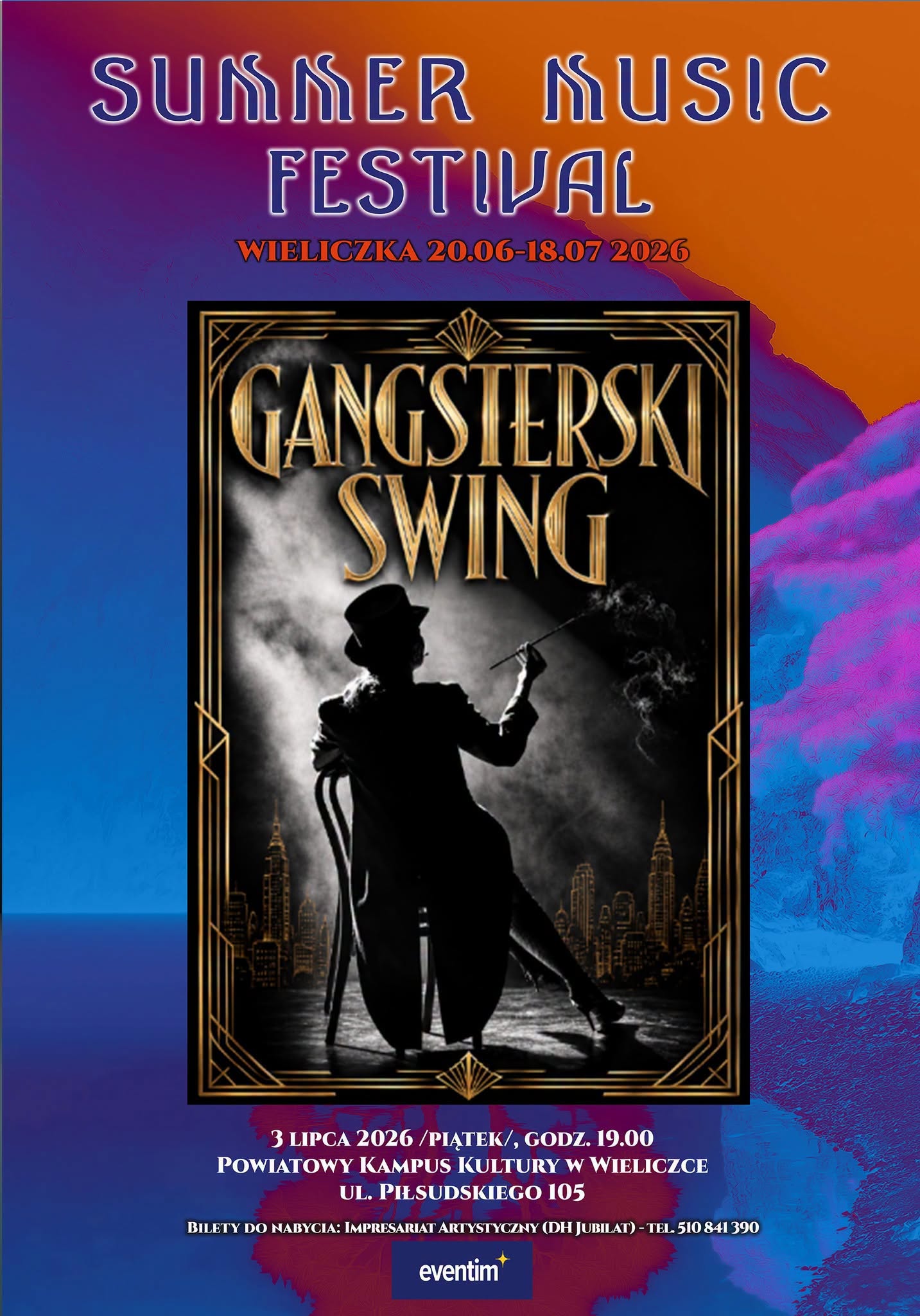 To już dziś! „Gangsterski Swing” – wyjątkowe widowisko w ramach Summer Music Festival Wieliczka 2026!
