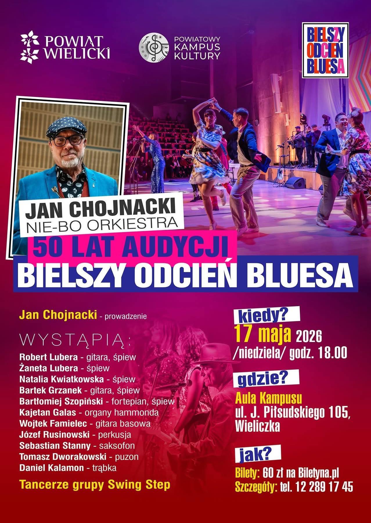 Jan Chojnacki & Nie-Bo Orkiestra – 50 lat „Bielszego odcienia bluesa”