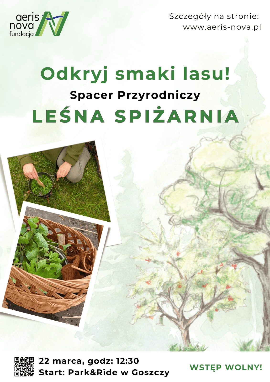 22 marca Spacer Przyrodniczy „Leśna Spiżarnia” – odkryj smaki lasu