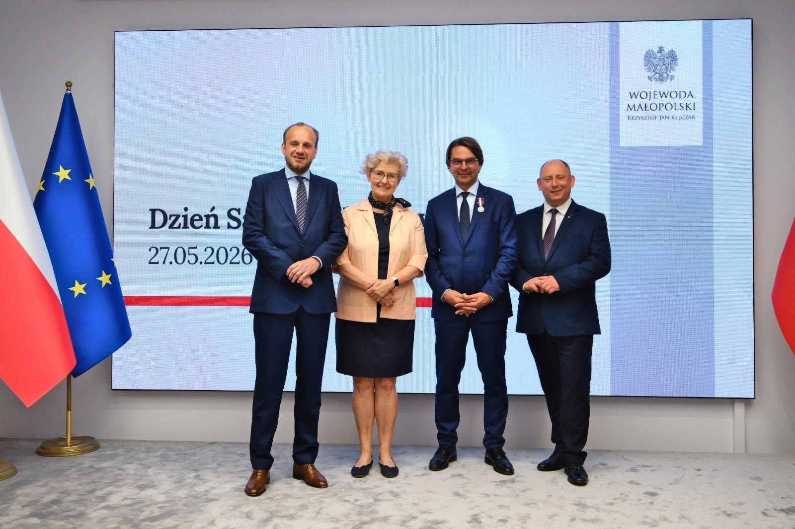 Starosta Wielicki Roman Ptak z honorowym wyróżnieniem „Zasłużony dla Samorządu Terytorialnego”