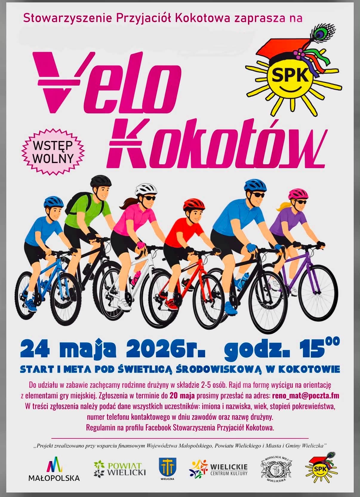 Rodzinny Rajd Rowerowy „Velo Kokotów”