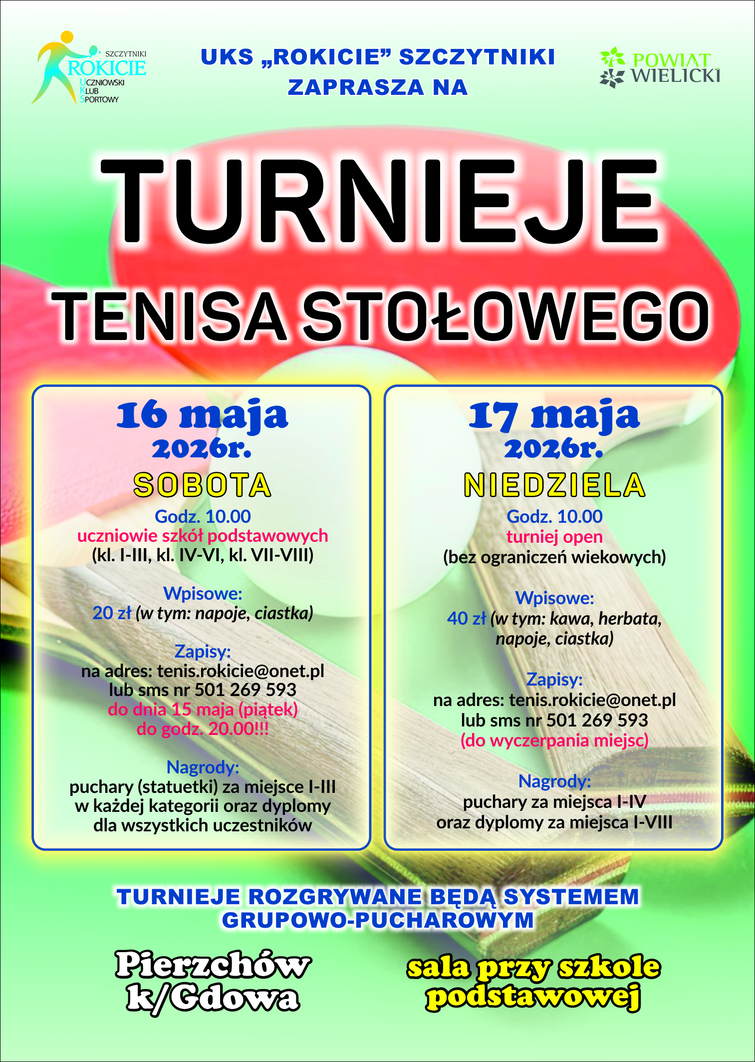 Weekend Tenisa Stołowego w Pierzchowie