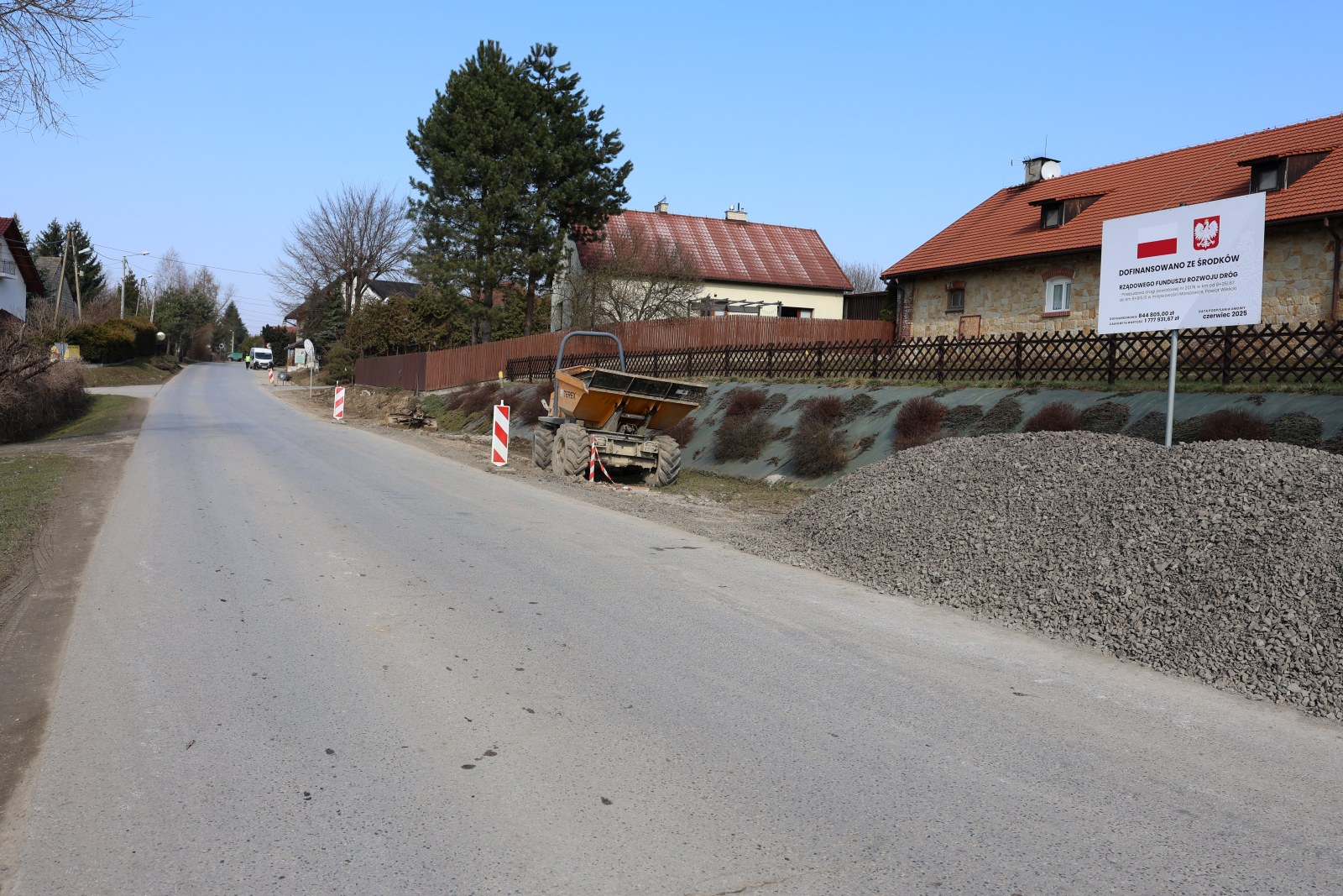 Przebudowa drogi powiatowej w Marszowicach