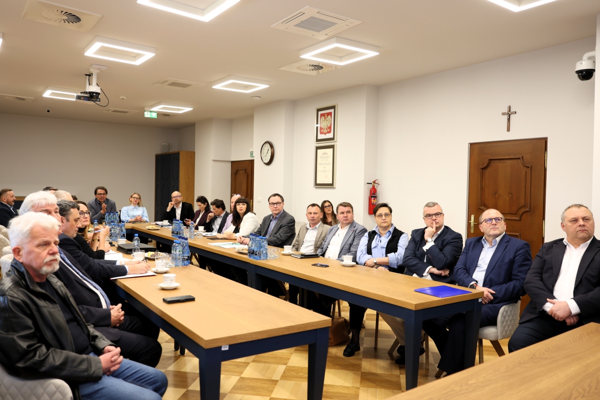 Spotkanie w Starostwie Powiatowym w Wieliczce