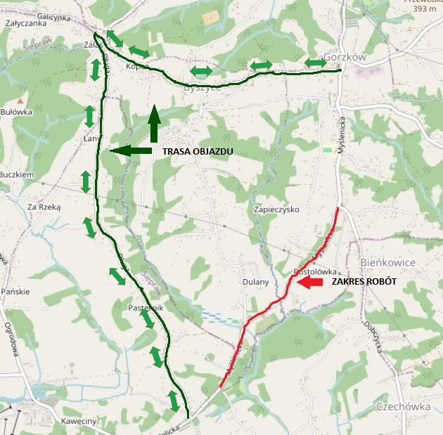 Uwaga! Zmiana organizacji ruchu od 2 marca 2026 r. – Byszyce i Gorzków